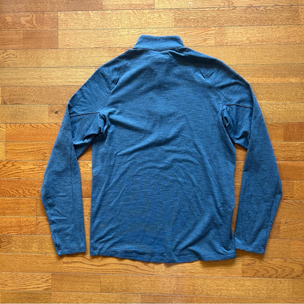 Lululemon Surge Warm Half Zip Blue - Picture 2 of 3